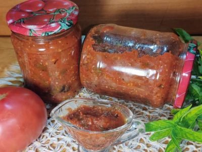 Соус «Суго» с базиликом на зиму