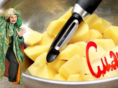 Оригинальное спагетти с картофелем