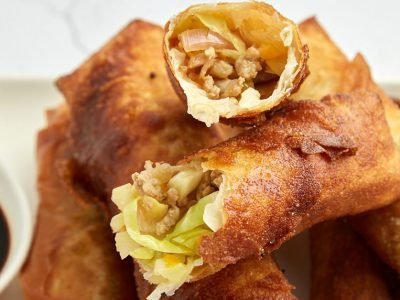 Спринг-роллы с мясом и овощами