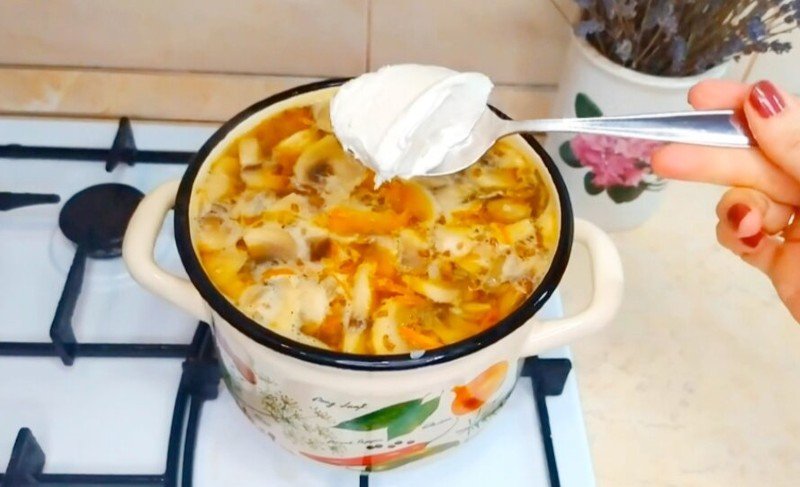 суп с крем-сыром