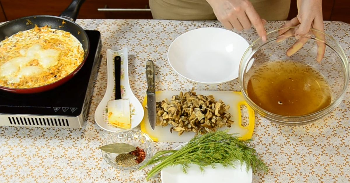 суп из грибов