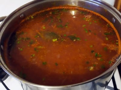 Суп из кильки в томатном соусе