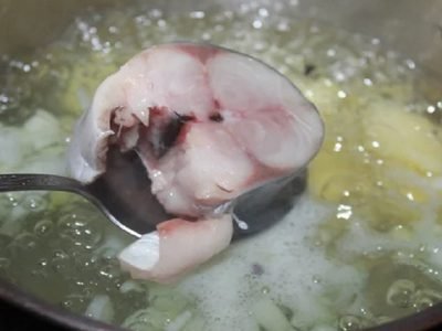 Суп из скумбрии