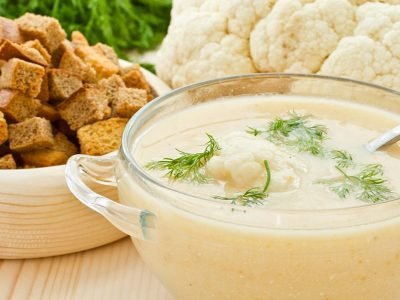 Суп-пюре из цветной капусты