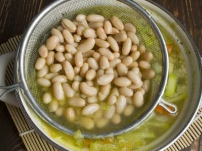 Суп-пюре из фасоли