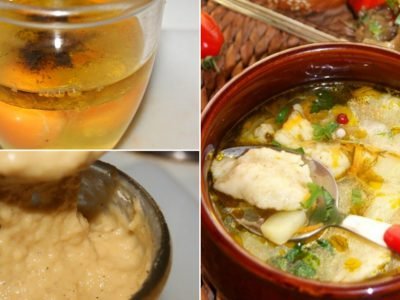 Как приготовить суп с клецками на курином бульоне