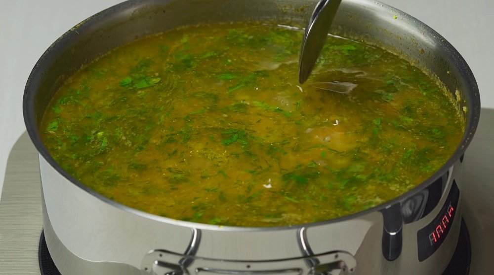 суп с ленивыми фрикадельками