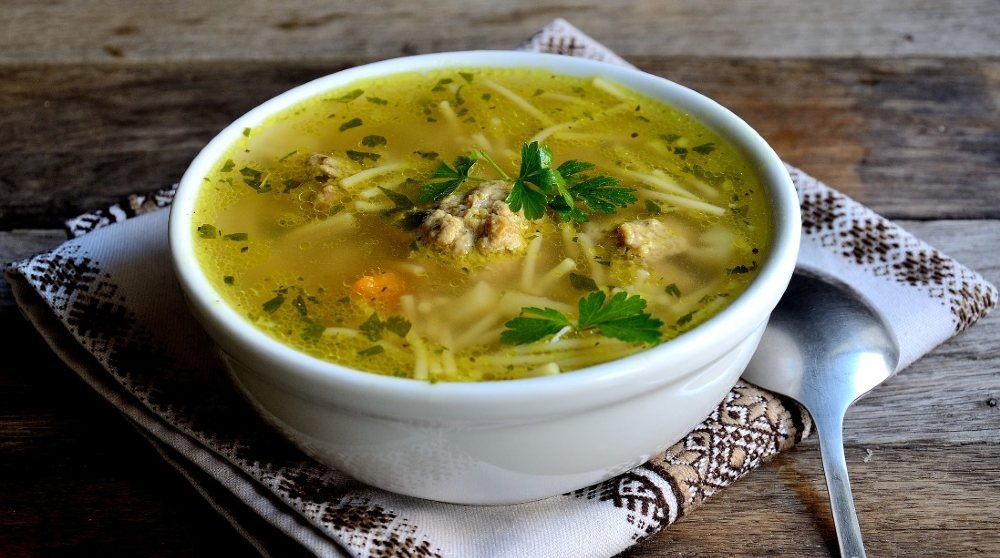 суп с ленивыми фрикадельками