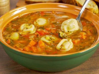 Суп с пельменями по-узбекски