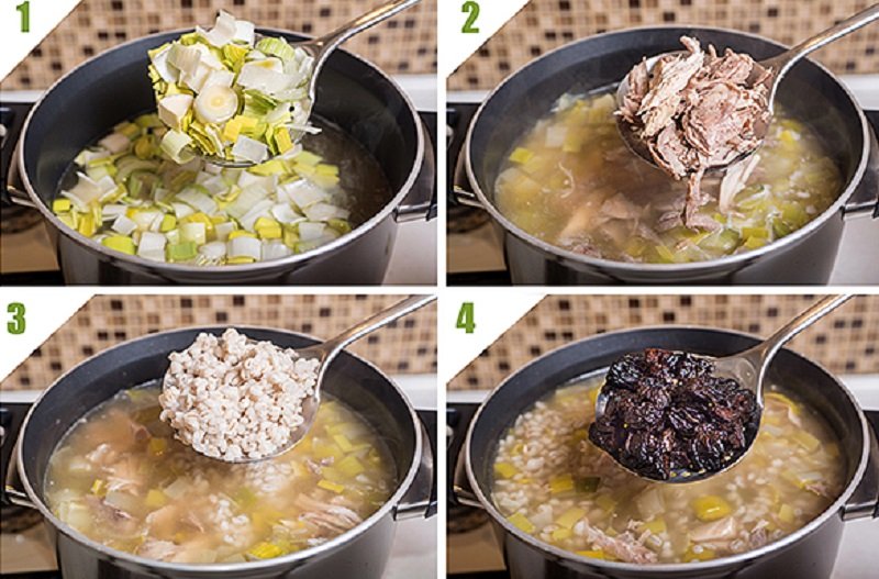 суп с перловкой