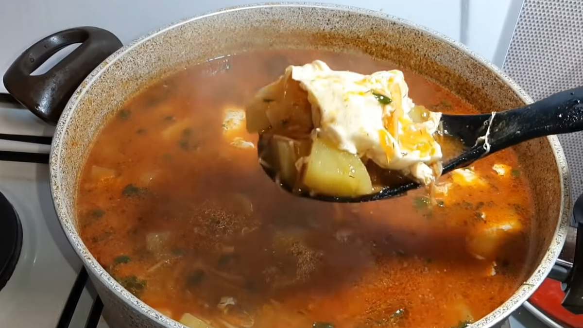 Суп с жареной вермишелью и яйцами: рецепт без мяса - Со Вкусом