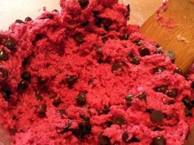 Свекольное печенье