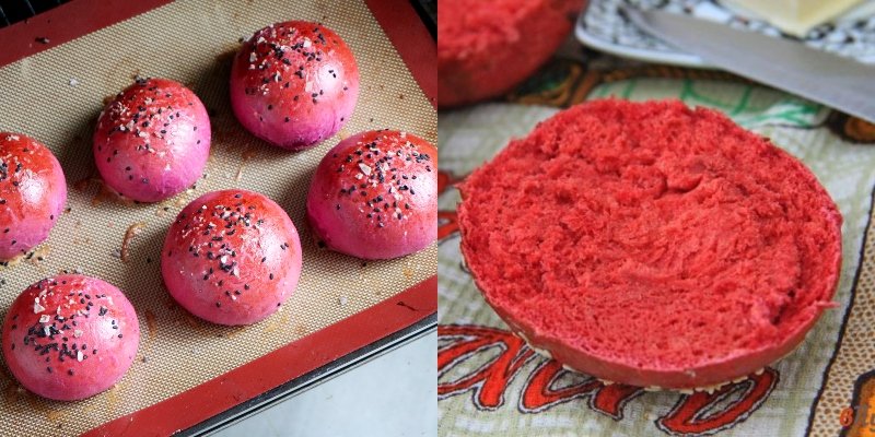 Свекольные булочки