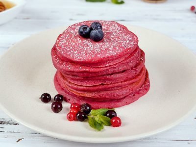 Свекольные панкейки