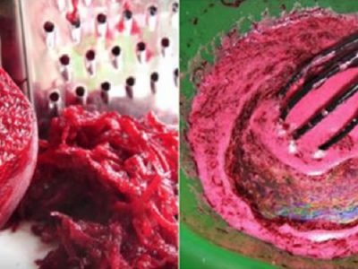 Свекольный кекс