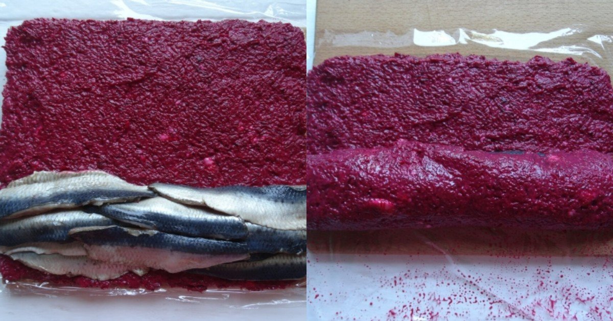 свекольный рулет