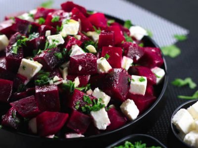 Свекольный салат с фетой