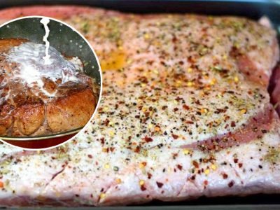 Свиная грудинка в духовке