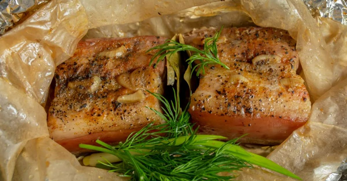 запеченная свиная грудинка