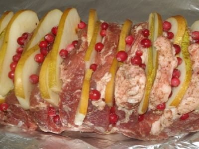 Свинина с грушей