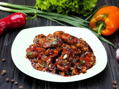 Свинина с соусом барбекю