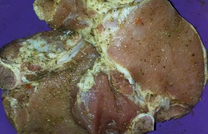 свинина в ананасе