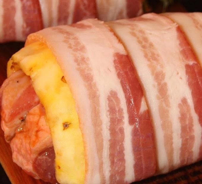 свинина в ананасе