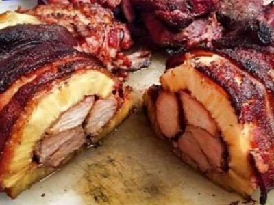 Свинина в ананасе