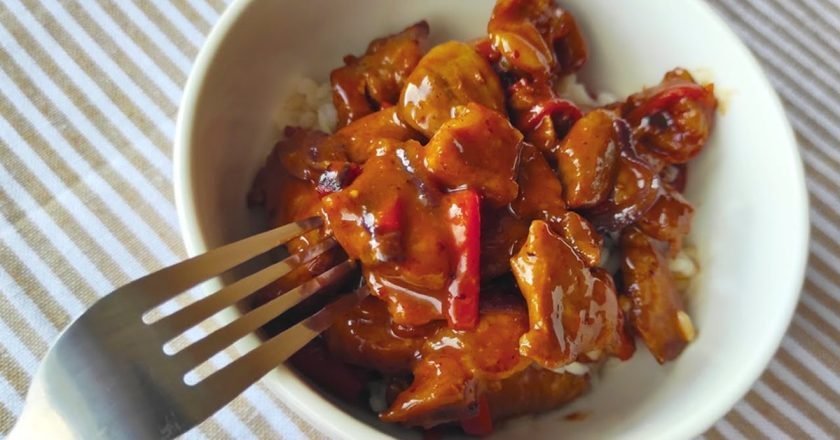 Курица в медовом кисло-сладком соусе рецепт – Китайская кухня: Основные блюда. «Еда»
