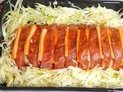 Свиной карбонад с салом в духовке: вместо шашлыка