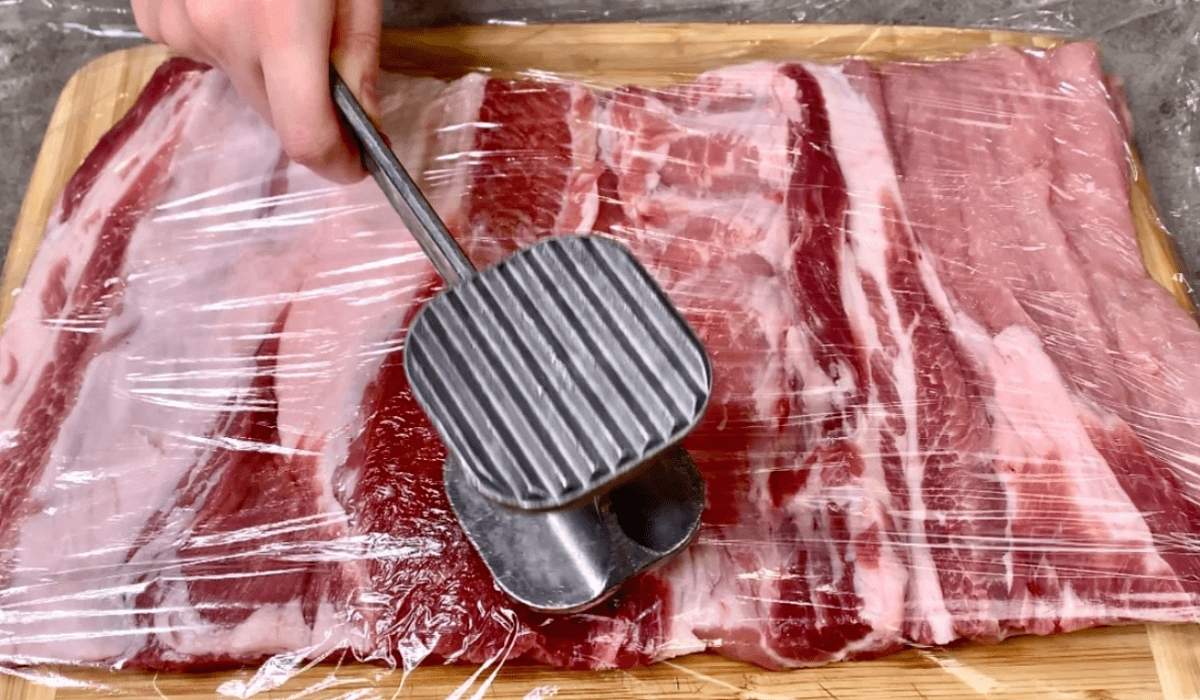 мясо под пленкой