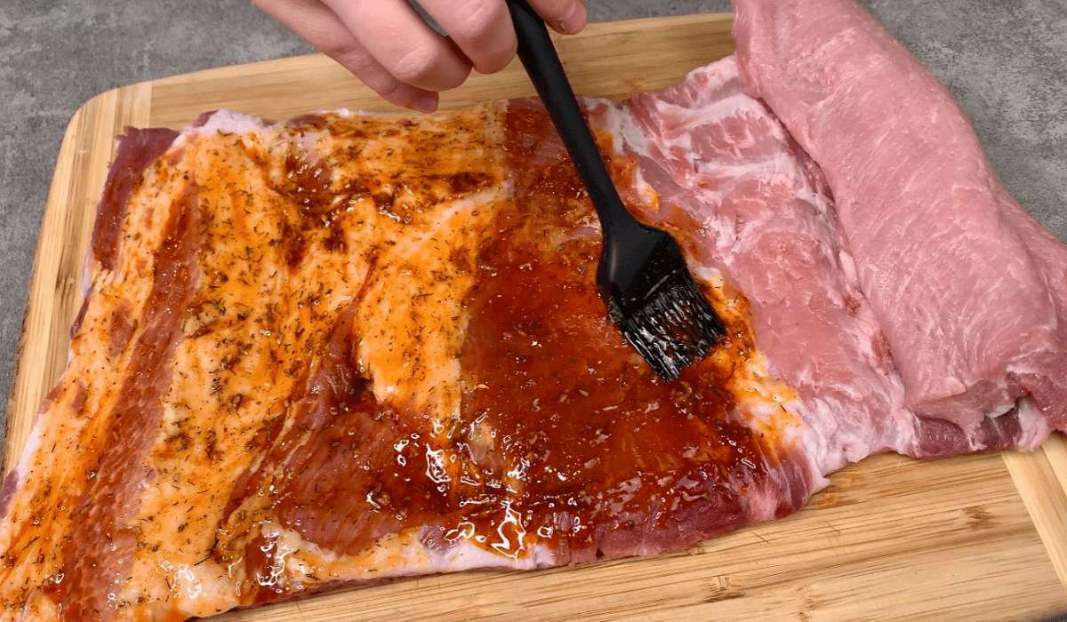 мясо в маринаде