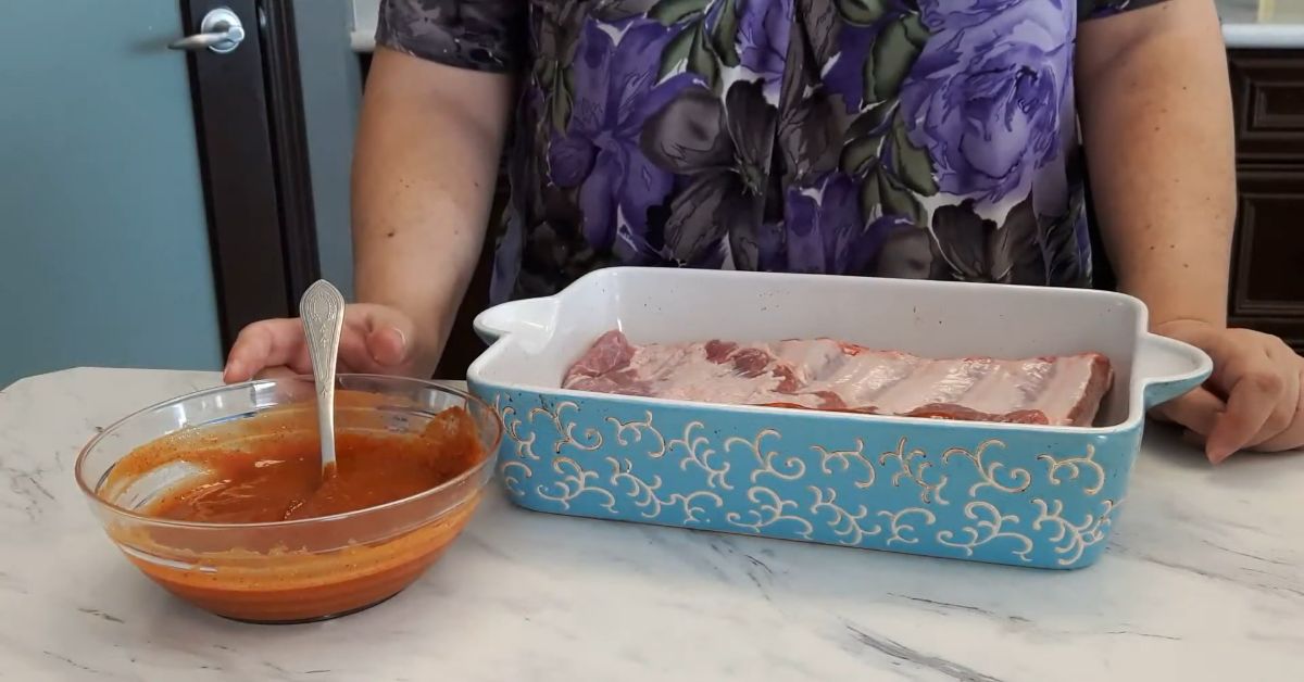 свиные ребра с медом