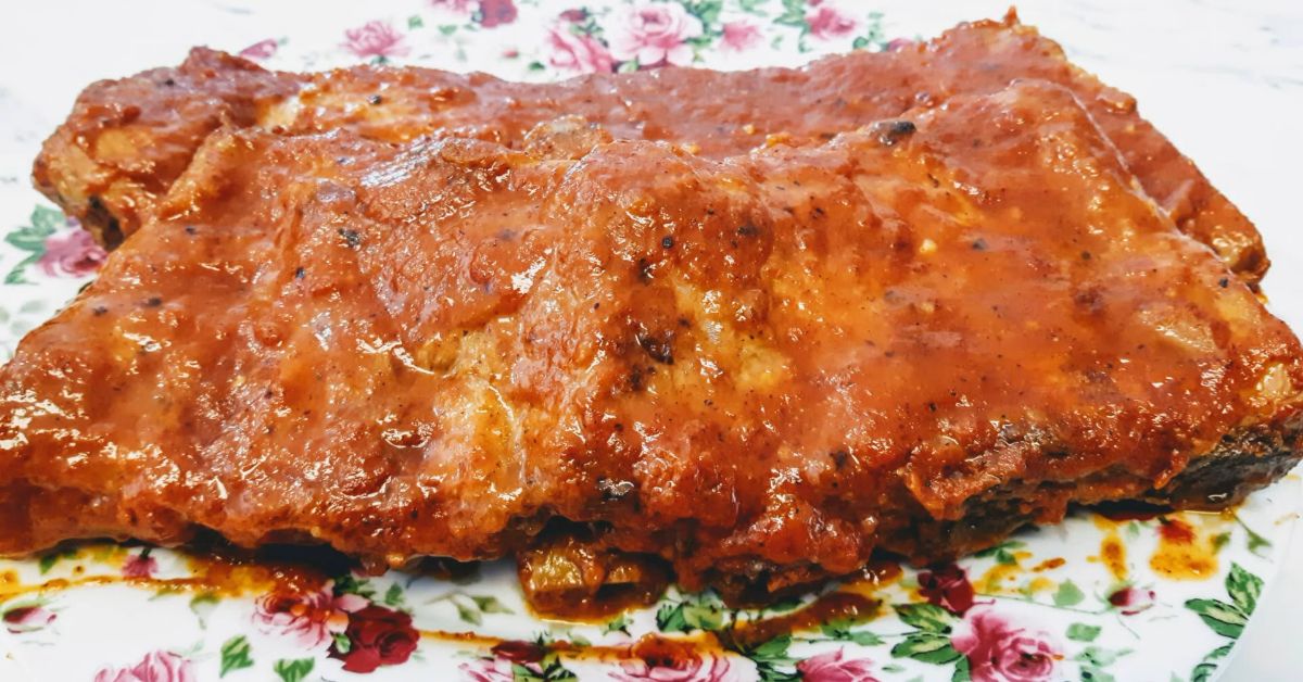 ребра с медом