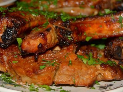 Свиные ребрышки в духовке