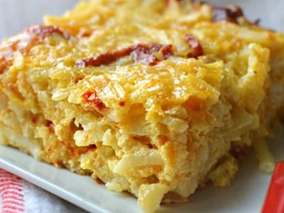 Сырная запеканка с картофелем