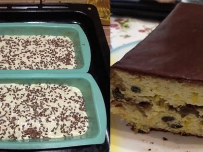 Сырник с фруктами