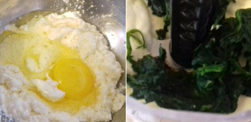 сырники со шпинатом