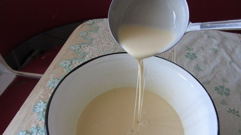 замес блинного теста
