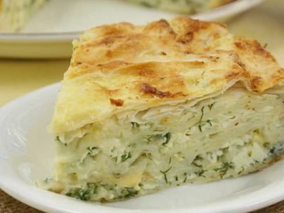 Сырный пирог из лаваша