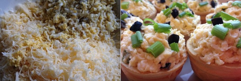 сырный салат с маслинами