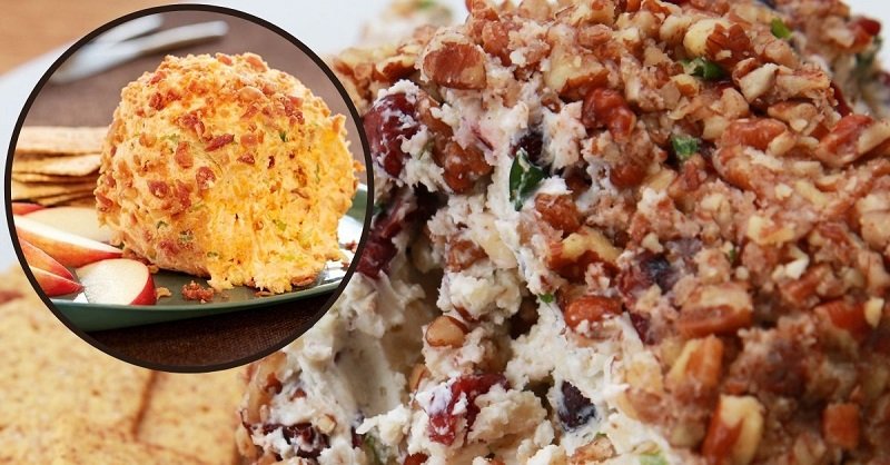 сырный шар в посыпке