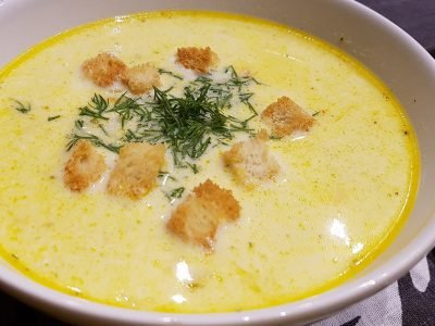 Сырный суп на скорую руку