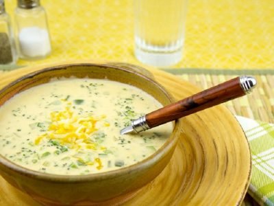 Сырный суп-пюре с курицей