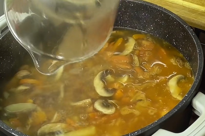 приготовление сырного супа