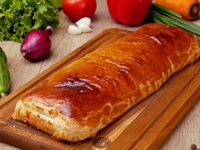 Сытный мясной рулет