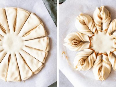 Звездный пирог с яблочной начинкой