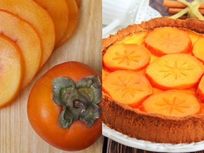 Тарт с хурмой