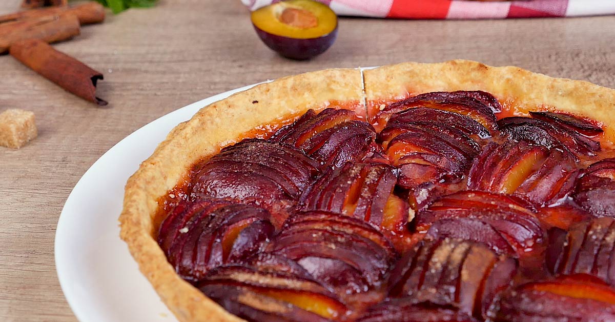 сливовый пирог