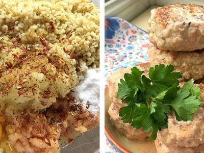Тефтели из куриного фарша с булгуром в соусе